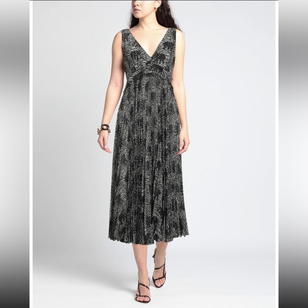 NEW WITH ORGINAL TAG MAXMARA STUDIO ANIMAL PRINT MAXI DRESS. SIZE: VARIOUS
